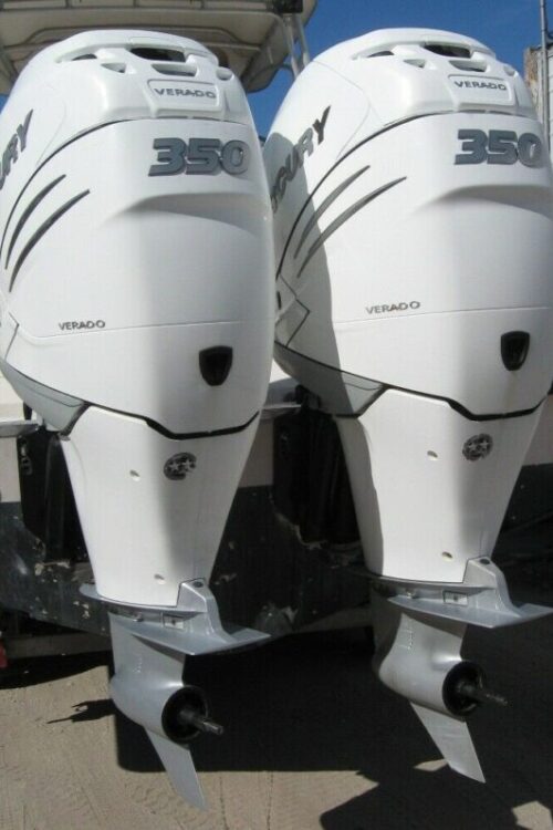 Pair 2016 Mercury 350-HP Verado-4-Stroke 20” Outboard Motors