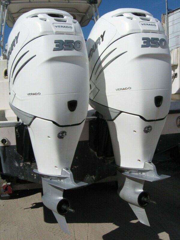 Pair 2016 Mercury 350-HP Verado-4-Stroke 20” Outboard Motors