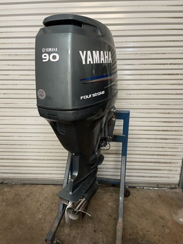 2003 Yamaha 90hp F90LRB 4 Stroke outboard motor standard 20” inch shaft length
