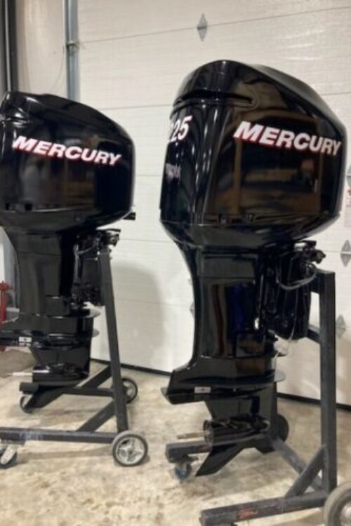 Pair 2003 Mercury 225XL 225hp DFI Optimax 2 Stroke Outboard Motor