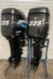 Pair 2005 Mercury 225hp Optimax 2 Stroke Outboard Motors