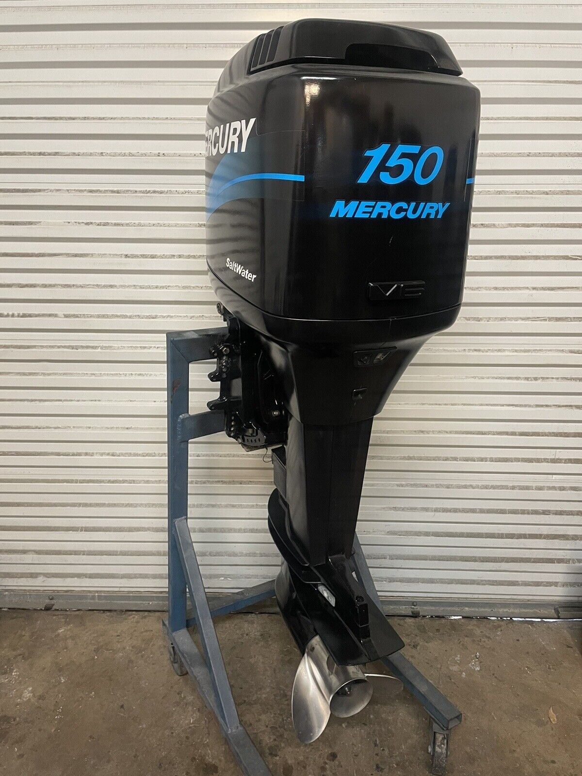 1997 Mercury 150hp 150XL outboard motor 25” inch shaft length with power trim - Image 2