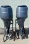 PAIR OF 2010 YAMAHA 225HP 4 STROKE OUTBOARD MOTORS WITH 25″ SHAFTS