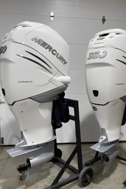 Twin 2017 Mercury 350XL 350hp 4 Stroke 25” Outboard Motors