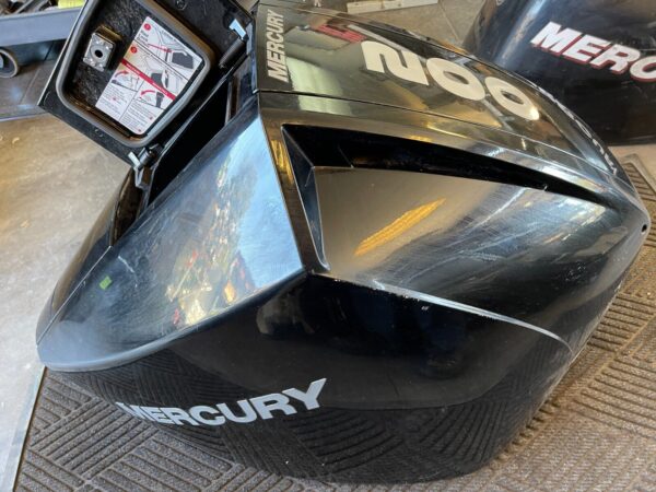 0670 OEM Mercury 175 200 225 HP Top Cowling 8M0142178 - Image 4