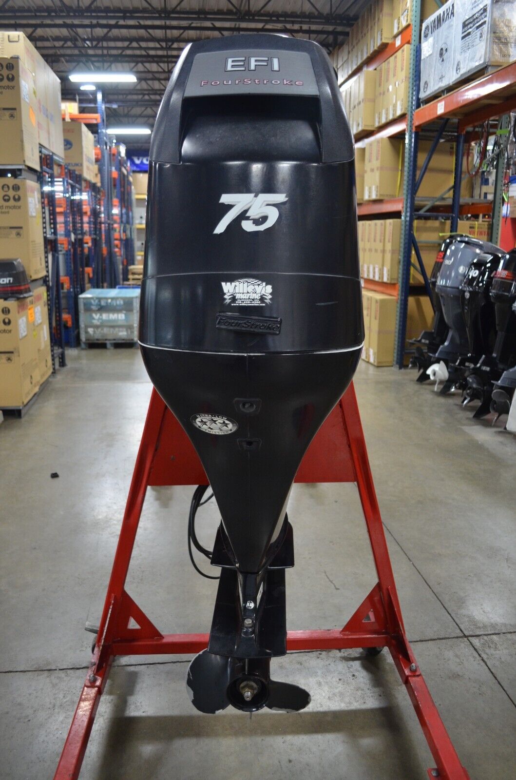 2006 Mercury 75hp 4 stroke 20in remote outboard motor - Image 2