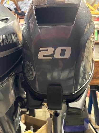 2017 Yamaha Yamaha F20LPA, 20 hp, 4 stroke, remote steer, power tilt