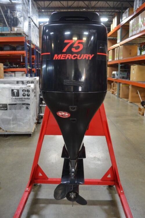 Used 2001 Mercury 75hp 4 stroke 20in remote outboard motor