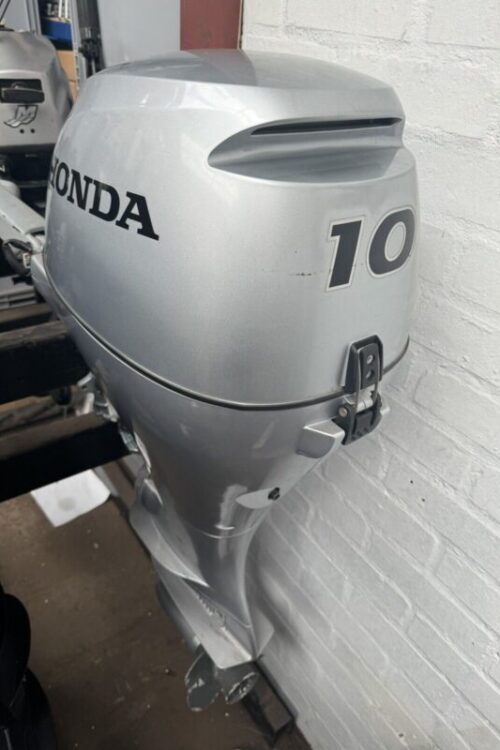 2011 HONDA 10HP 4 STROKE Manual Start Short Shaft Tiller Outboard 12L Tank
