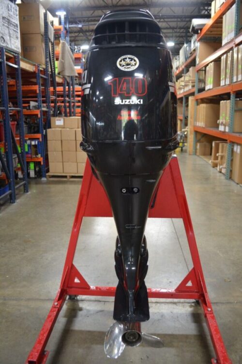 Used 2008 Suzuki 140hp 4stroke 25in Remote outboard motor