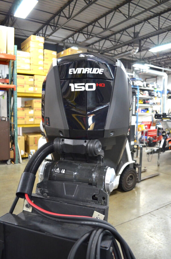 2019 Evinrude ETEC 150hp 25in shaft Remote Outboard Motor - Image 4