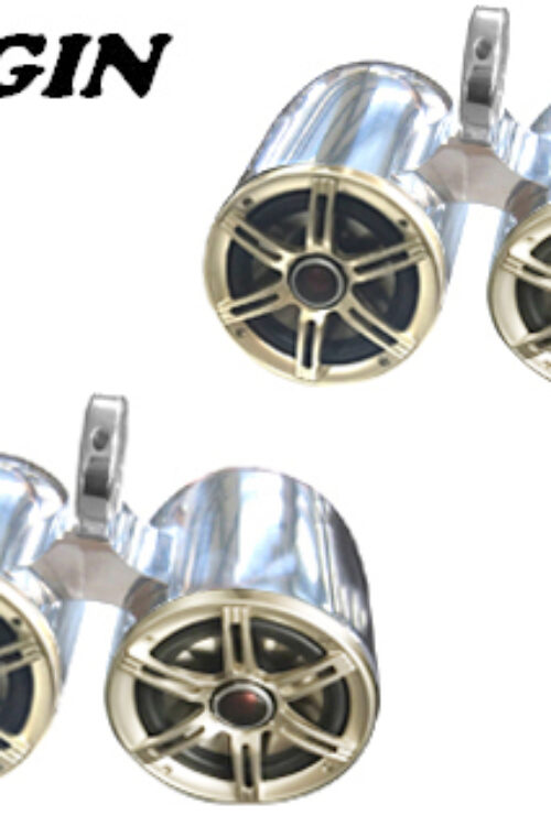Origin OWT-SPKII twin speaker pods with OEM marine grade speaker installed